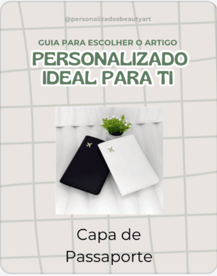 Capa de Passaporte Personalizada