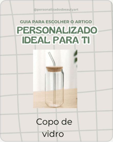 Copo de Vidro com Tampa Bambu e Palhinha