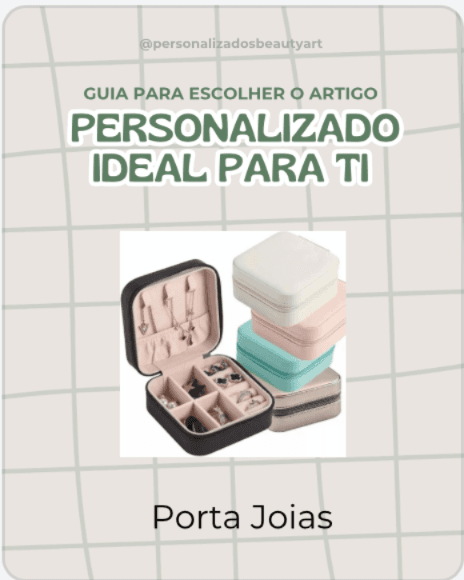 Porta-Joias de Viagem Personalizado